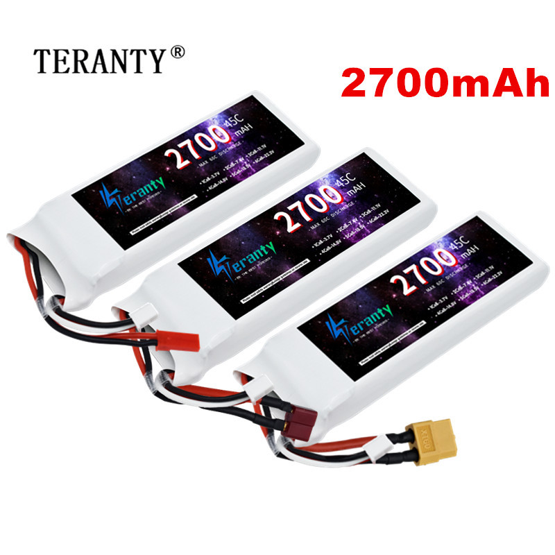 1/3PCS 2S 7.4V Lipo 배터리 2700mA - Drone Battery 3S 리뷰 및 가격