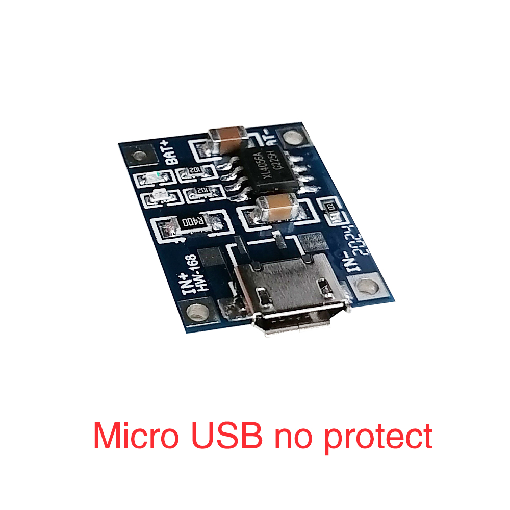 1A 18650 리튬 배터리 보호 보드 마이크로 USB - Drone Battery Connector 리뷰 및 가격