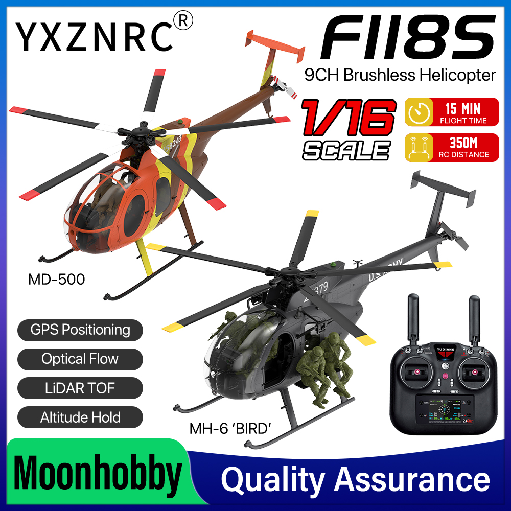 YUXIANG F118S RC 헬리콥터 MH‑6 MD‑ - Drone Battery 4S 리뷰 및 가격