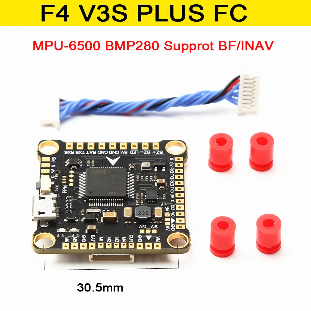 새로운 F4 V3S PLUS 비행 제어 장치(FC)는  - Betaflight Fc F4 리뷰 및 가격